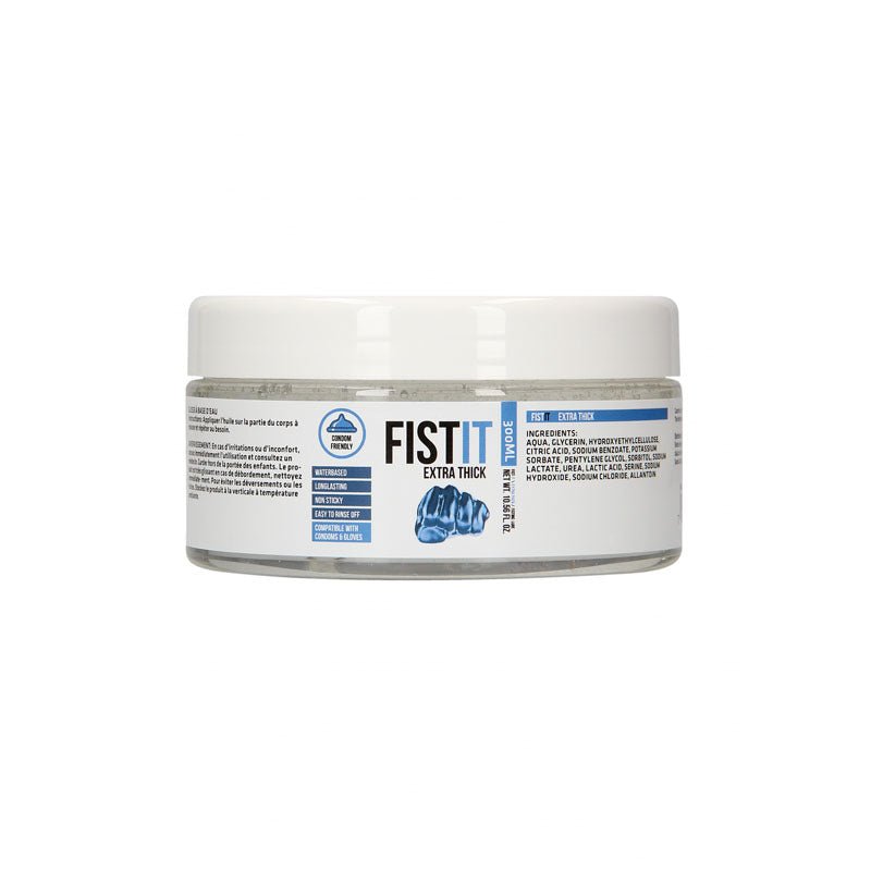 PHARMQUESTS Fist-It Extra Thick - 300ml - Thick Water Based Lubricant - 300 ml Tub - Silk and Sin