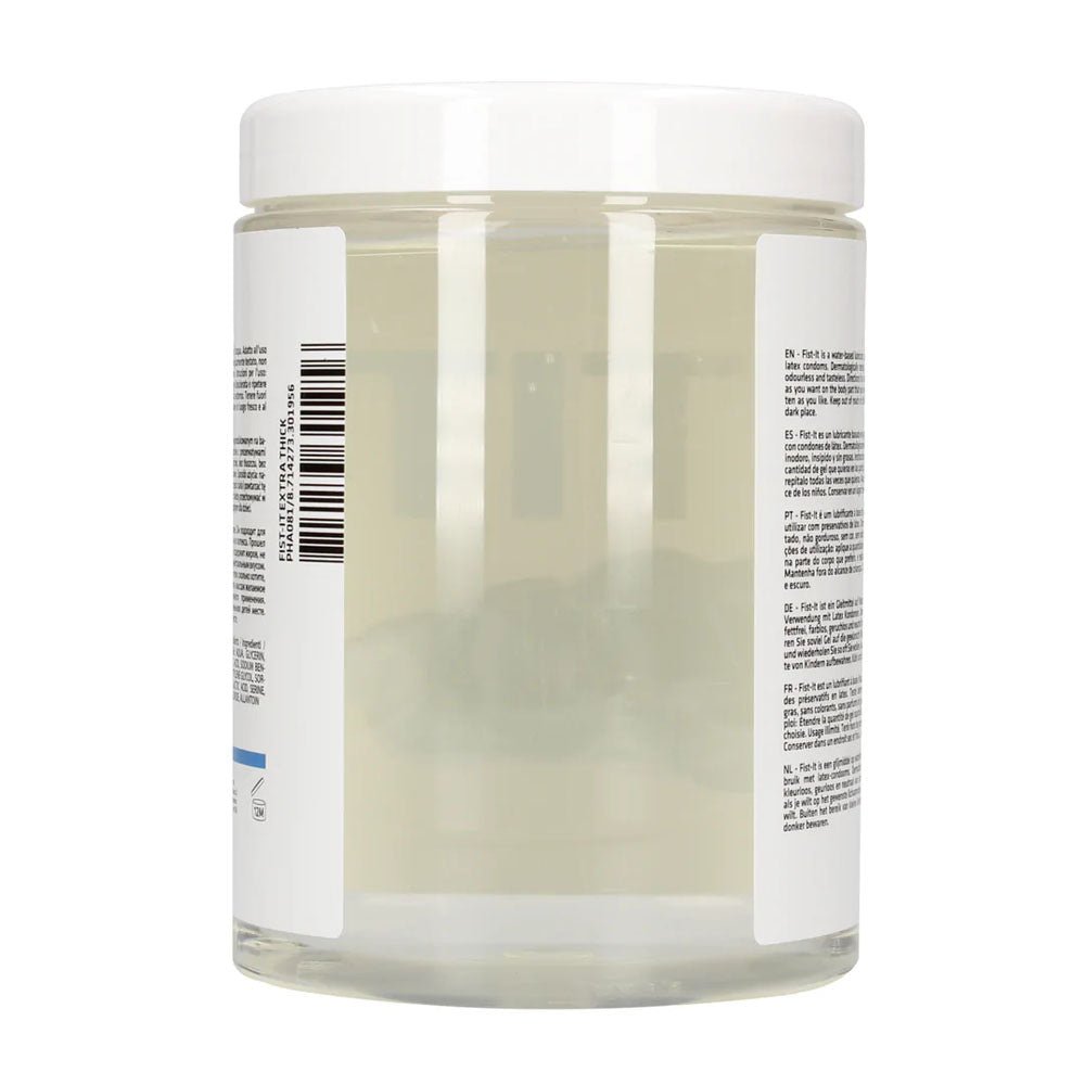 Pharmquests Fist - It Extra Thick - Thick Water Based Lubricant - 1000 ml Tub - silkandsin