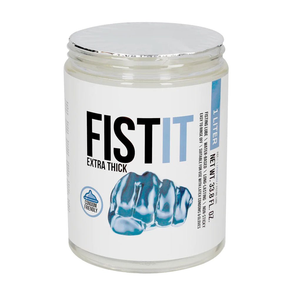 Pharmquests Fist - It Extra Thick - Thick Water Based Lubricant - 1000 ml Tub - silkandsin