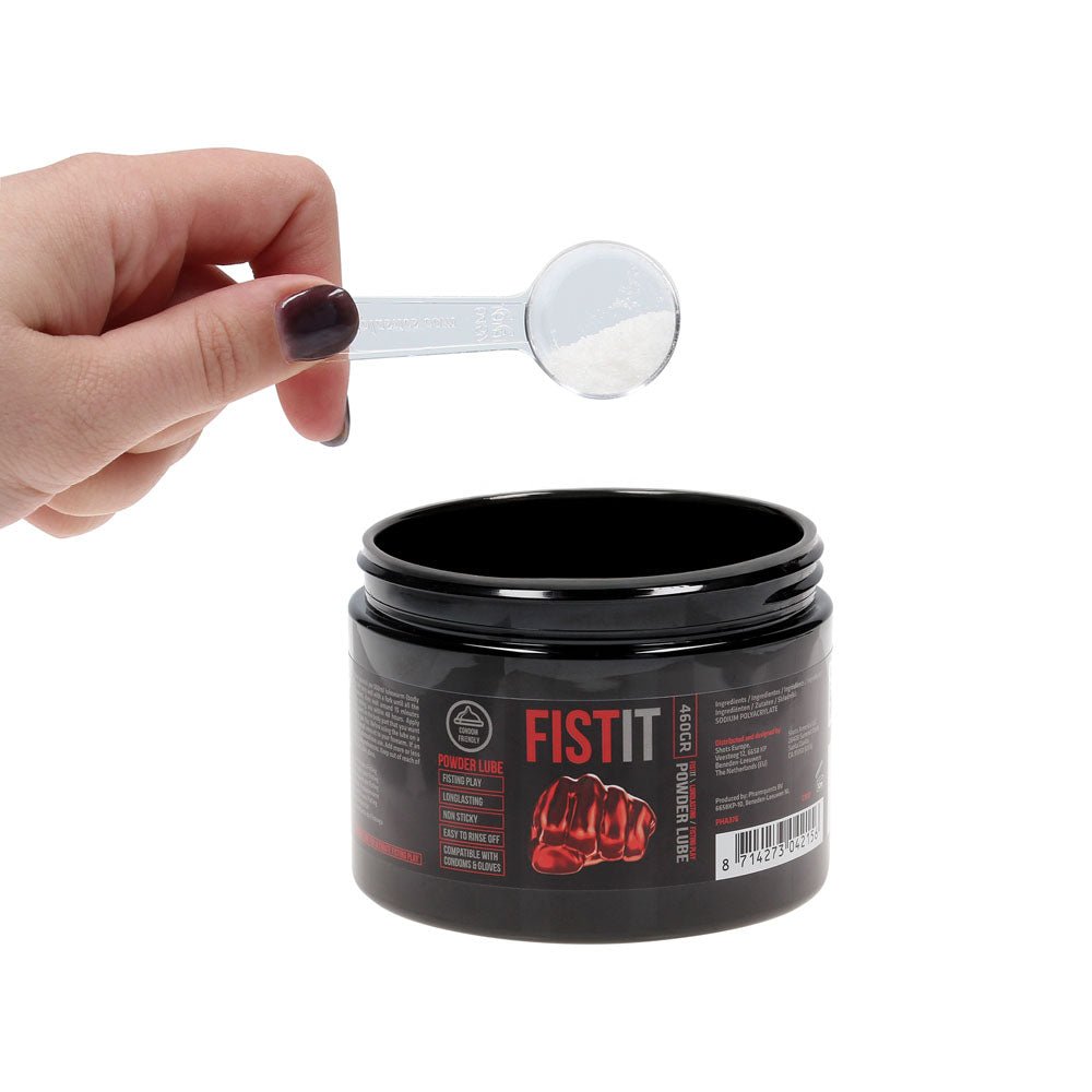 Pharmquests Fist-It Powder Lube - 460 gram - Powdered Lubricant - 460 gram Tub - Silk and Sin