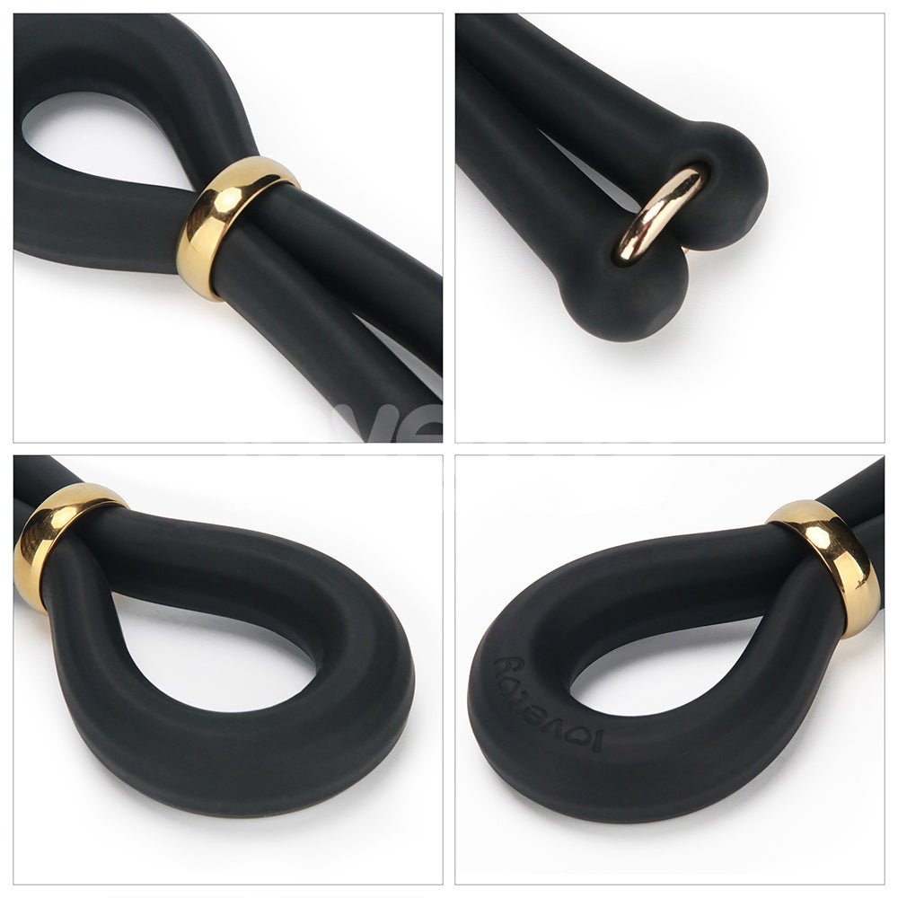 Pinnacle Pro Anyfit Stretcher - Black Adjustable Cock Ring - Silk and Sin