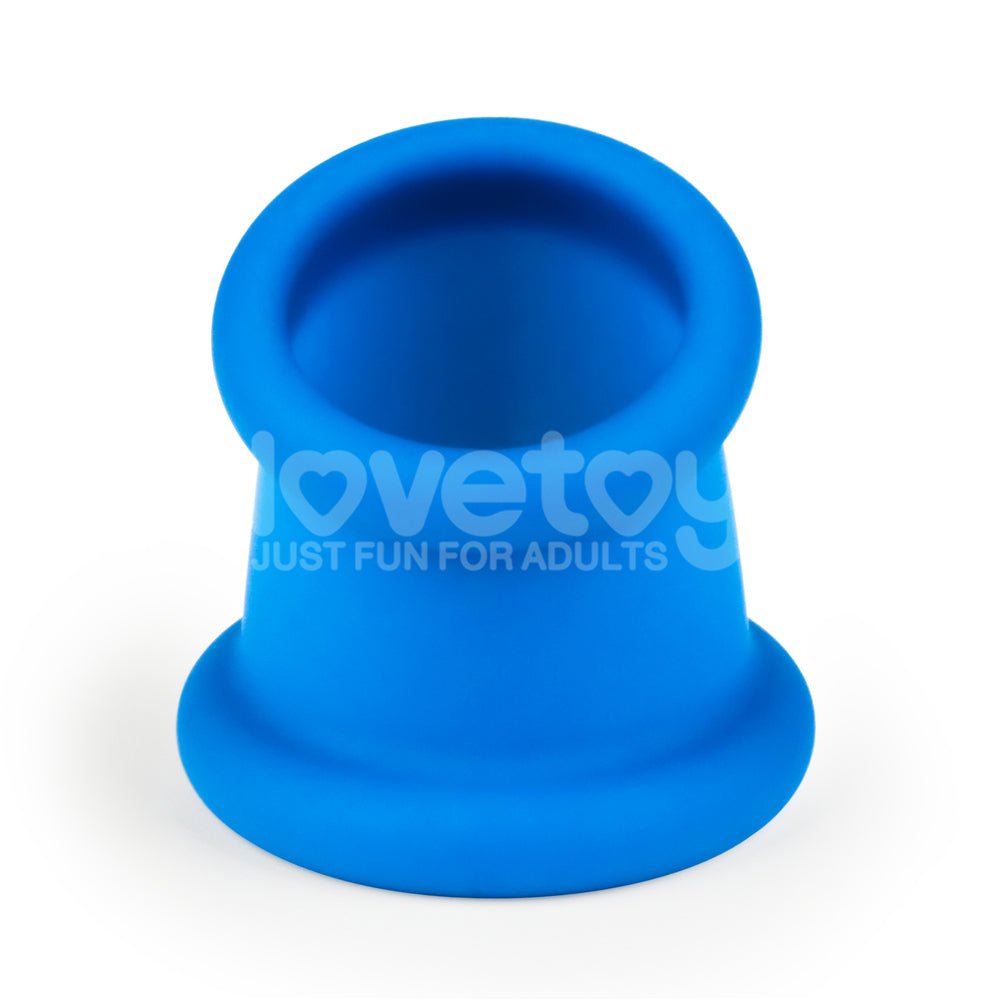 Pinnacle Pro Tapered Squeeze - Blue Ball Stretcher - Silk and Sin