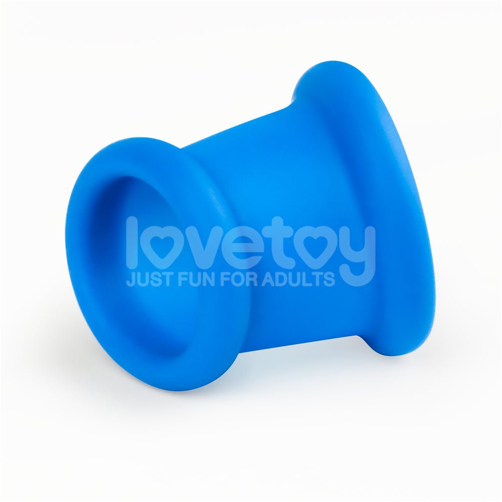 Pinnacle Pro Tapered Squeeze - Blue Ball Stretcher - Silk and Sin