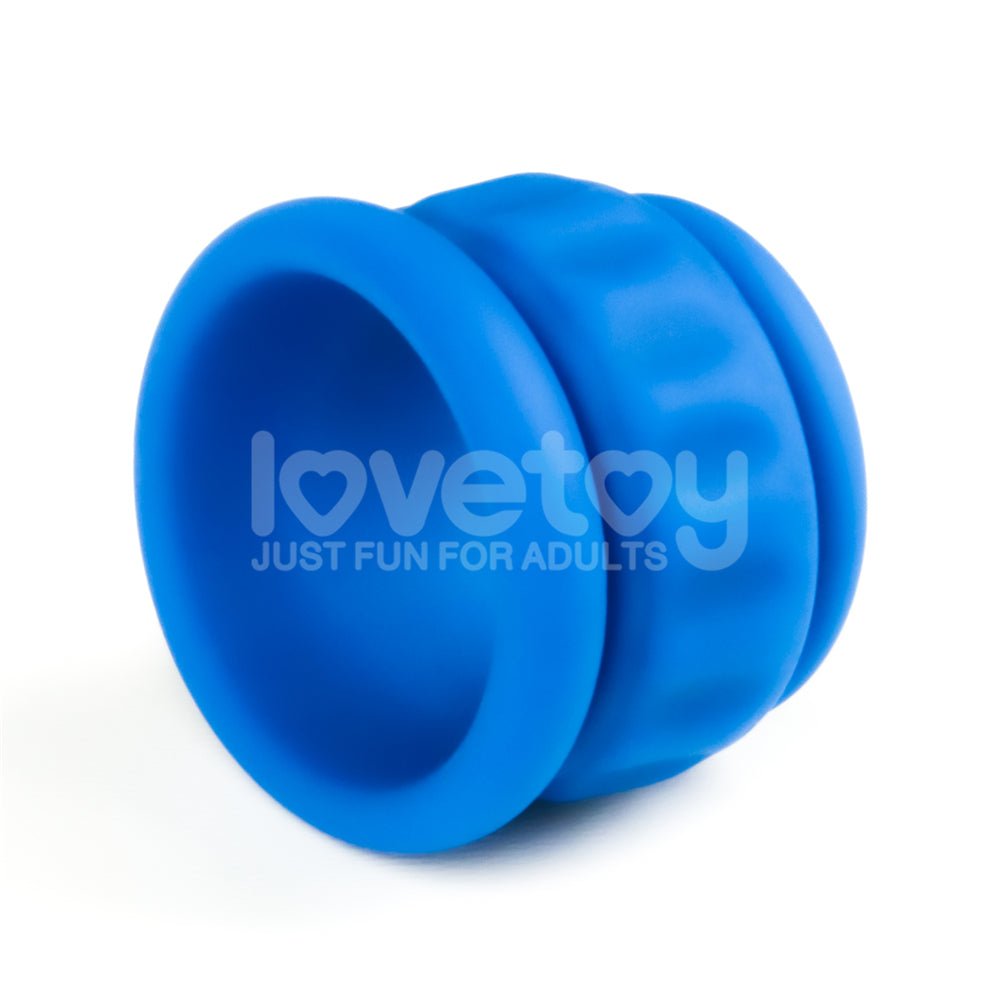 Pinnacle Pro Twin Flex - Blue Cock & Balls Rings - Silk and Sin