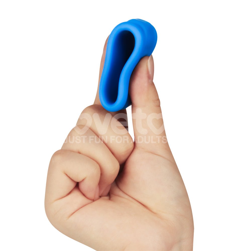 Pinnacle Pro Twin Flex - Blue Cock & Balls Rings - Silk and Sin