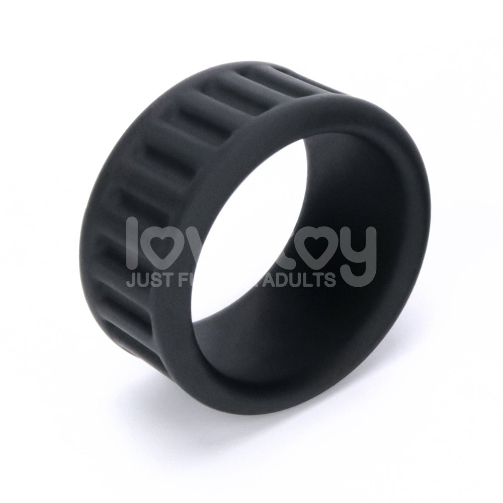 Pinnacle Pro Twin Grip Enhancer - Black Cock & Balls Ring - Silk and Sin