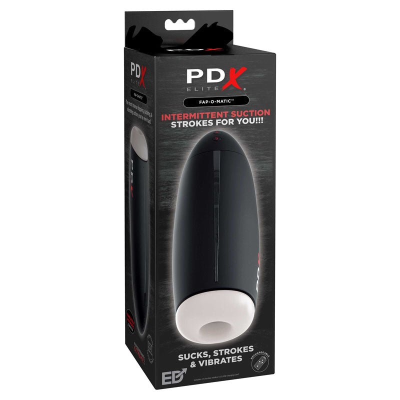 Pipedream Extreme Toys Elite Fap - O - Matic - USB Rechargeable Sucking Masturbator - silkandsin