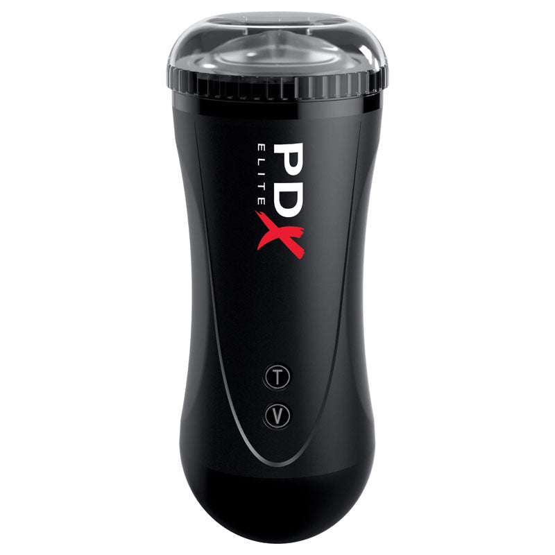 Pipedream Extreme Toyz Elite Moto Stroker - Black Powered Masturbator - silkandsin