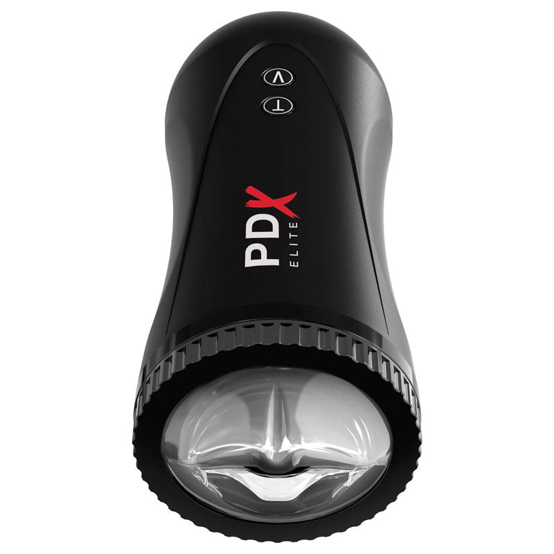 Pipedream Extreme Toyz Elite Moto Stroker - Black Powered Masturbator - silkandsin