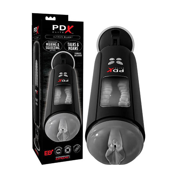Pipedream Extreme Toyz Elite Ultimate Milker - USB Rechargeable Powered Masturbator - silkandsin
