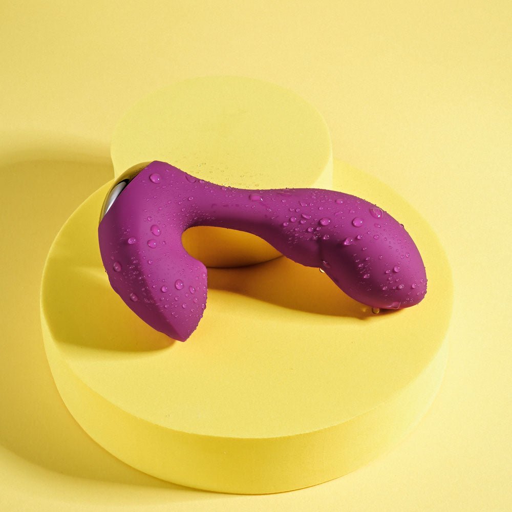 Playboy Pleasure ARCH - Purple 14.1 cm USB Rechargeable G - Spot Vibrator - silkandsin