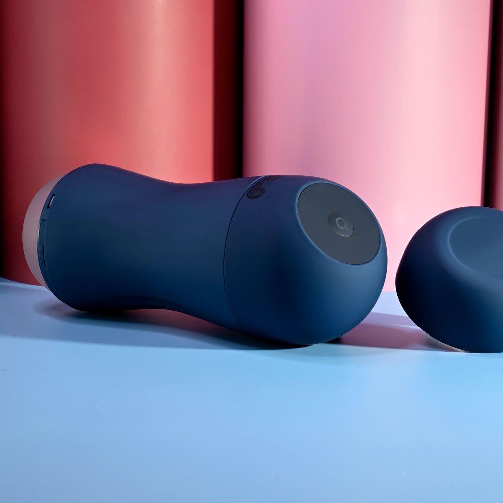 Playboy Pleasure GUSTO - USB Rechargeable Vibrating & Sucking Masturbator - silkandsin
