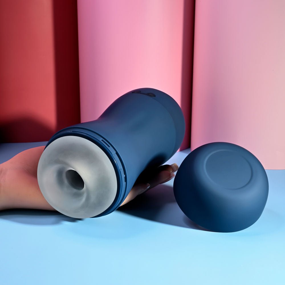 Playboy Pleasure GUSTO - USB Rechargeable Vibrating & Sucking Masturbator - silkandsin