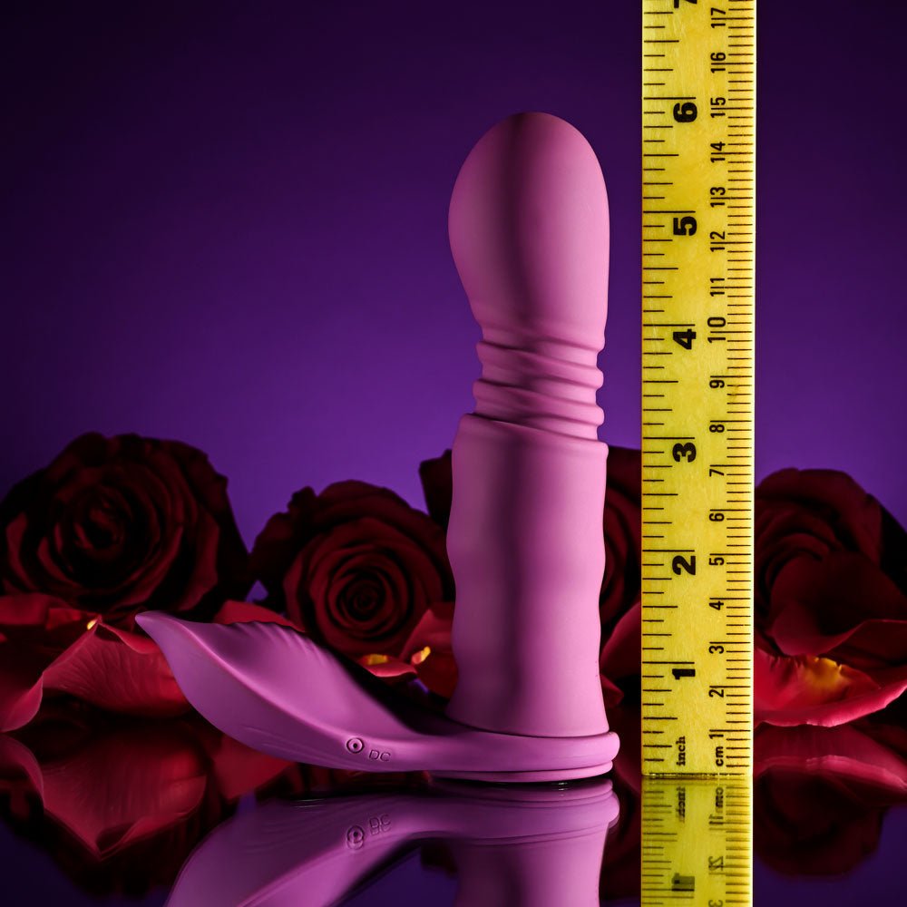 Playboy Pleasure MATCH PLAY - Pink USB Rechargeable with C - Ring Attachment - silkandsin