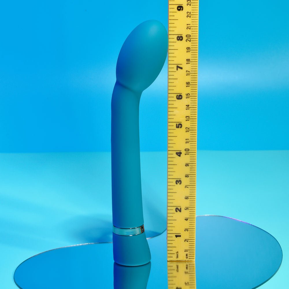 Playboy Pleasure ON THE SPOT - Blue 21.6 cm USB Rechargeable G - Spot Vibrator - silkandsin