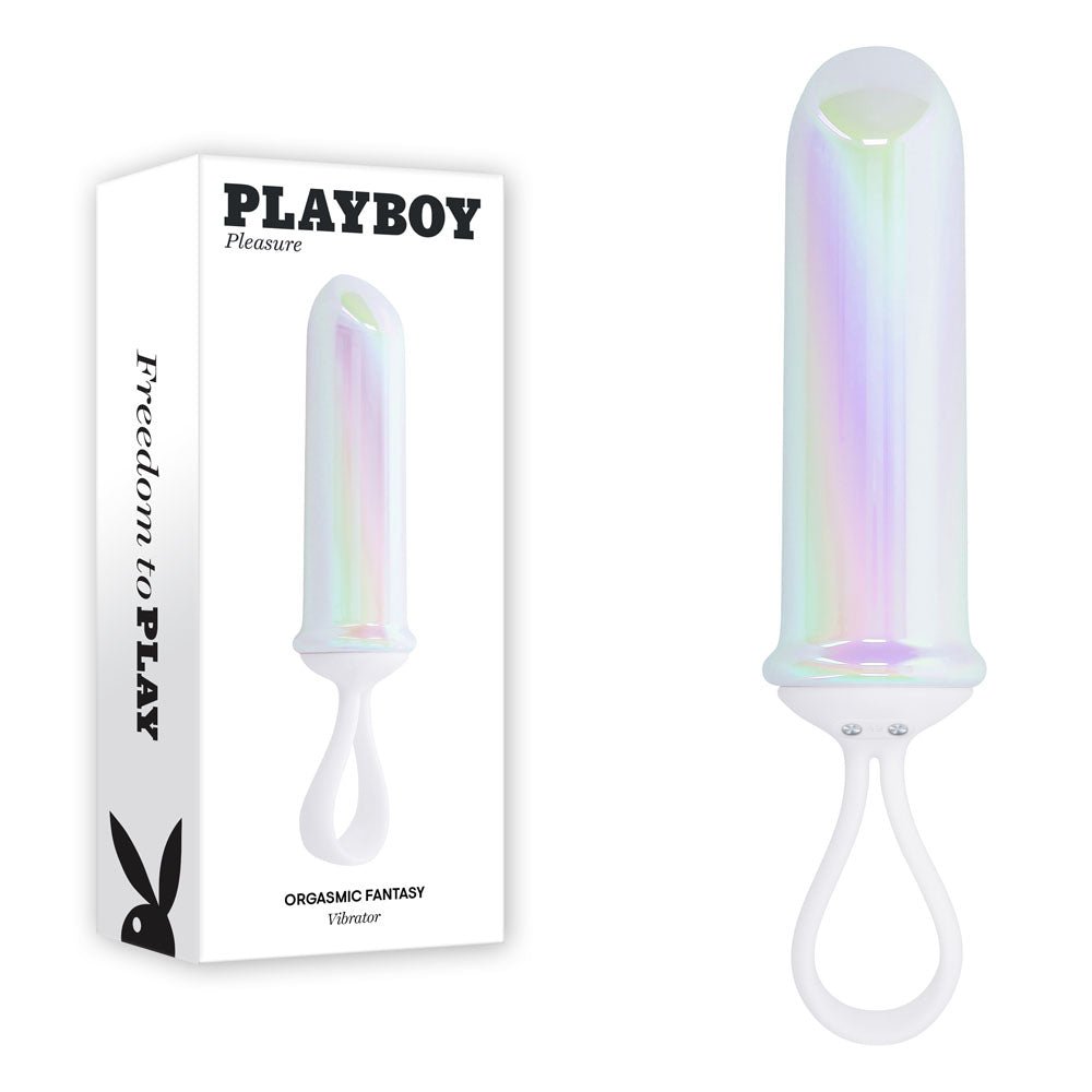 Playboy Pleasure ORGASMIC FANTASY - USB Rechargeable 13.5 cm Bullet - silkandsin