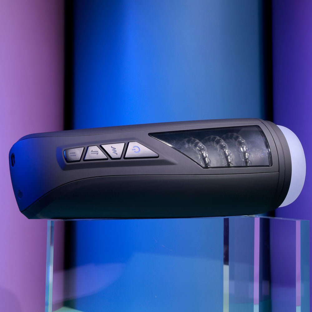 Playboy Pleasure PURSUIT OF PLEASURE - USB Rechargeable Vibrating Stroker - silkandsin