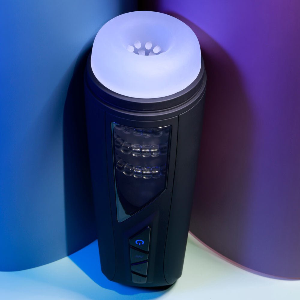 Playboy Pleasure PURSUIT OF PLEASURE - USB Rechargeable Vibrating Stroker - silkandsin