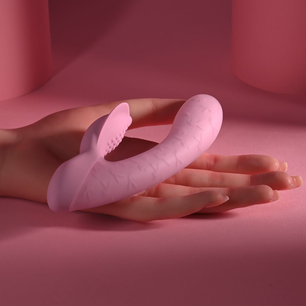 Playboy Pleasure RABBIT PARTY - Pink 15.2 cm USB Rechargeable Rabbit Vibrator - silkandsin