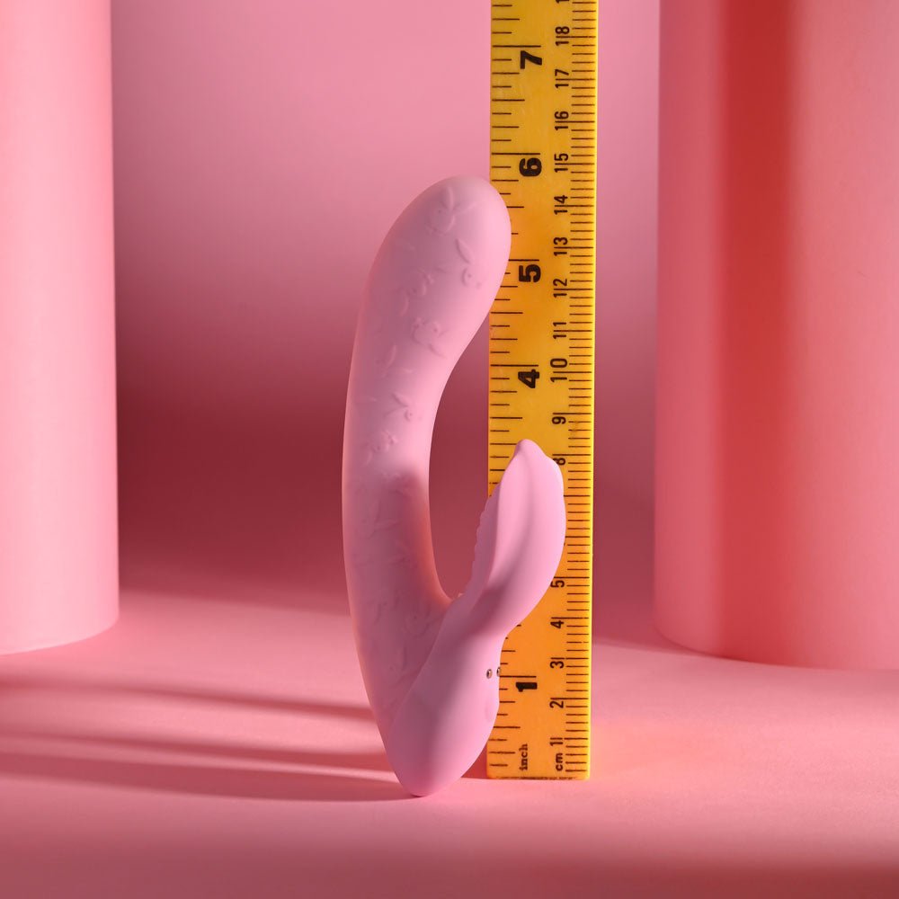 Playboy Pleasure RABBIT PARTY - Pink 15.2 cm USB Rechargeable Rabbit Vibrator - silkandsin