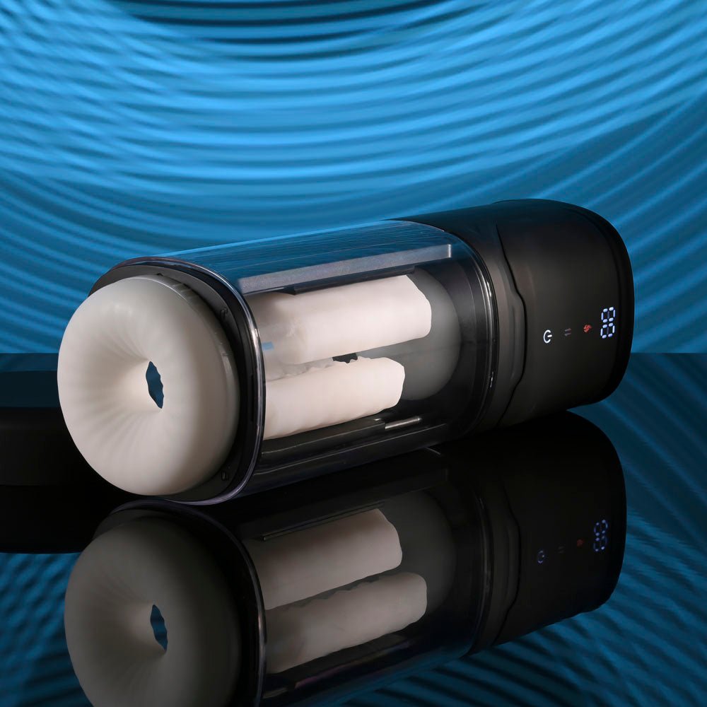 Playboy Pleasure SIDE PIECE - USB Rechargeable Warming Auto Stroker - silkandsin