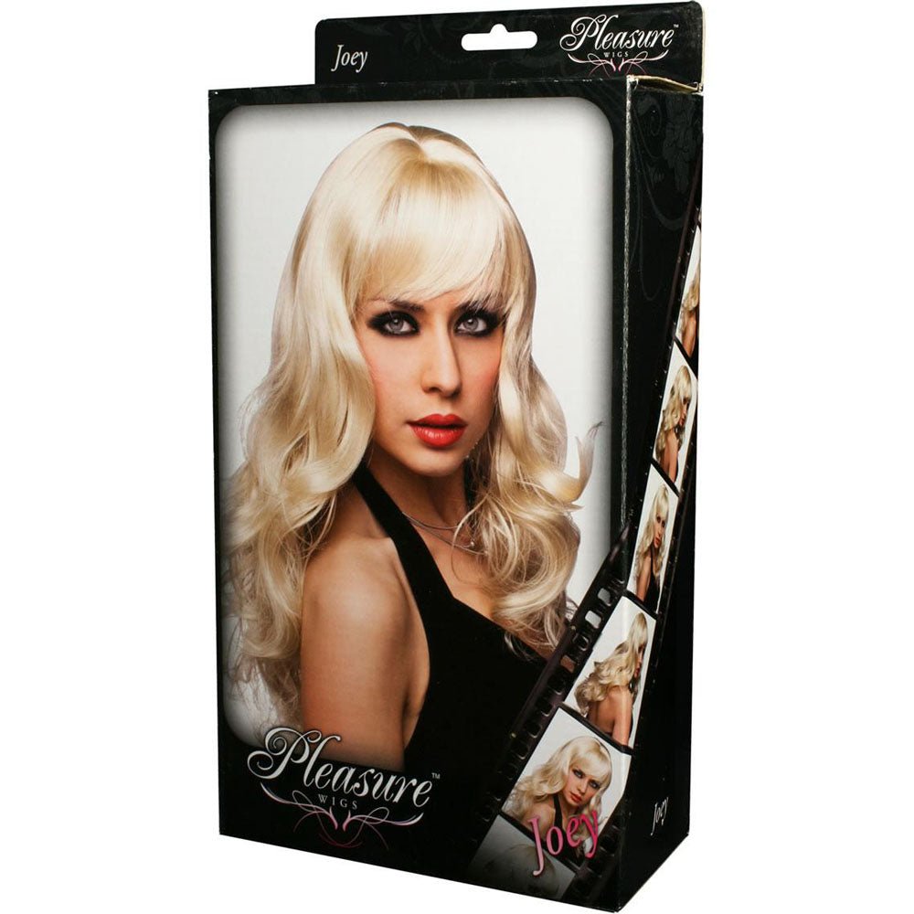 PLEASURE WIGS Joey - Platinum Blonde - Blonde Wig - silkandsin