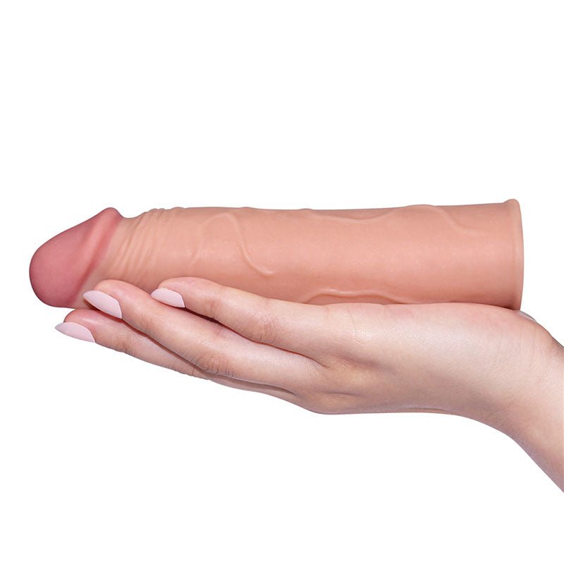 Pleasure X-Tender 1'' Sleeve - Flesh 2.54 cm (1'') Penis Extension Sleeve - Silk and Sin