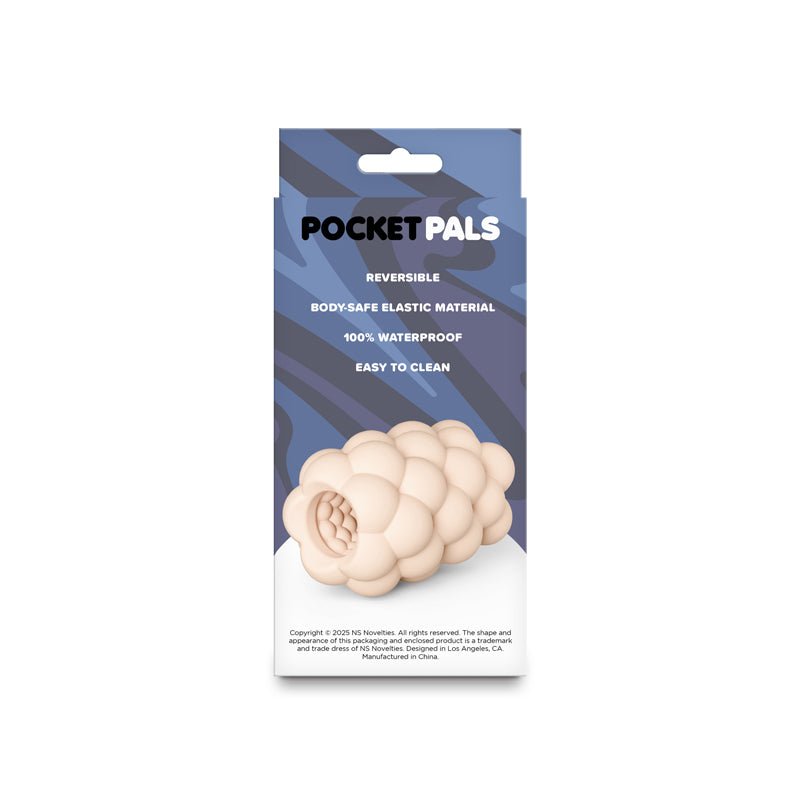 Pocket Pals Bubbles - Flesh - Flesh Mini Stroker - Silk and Sin