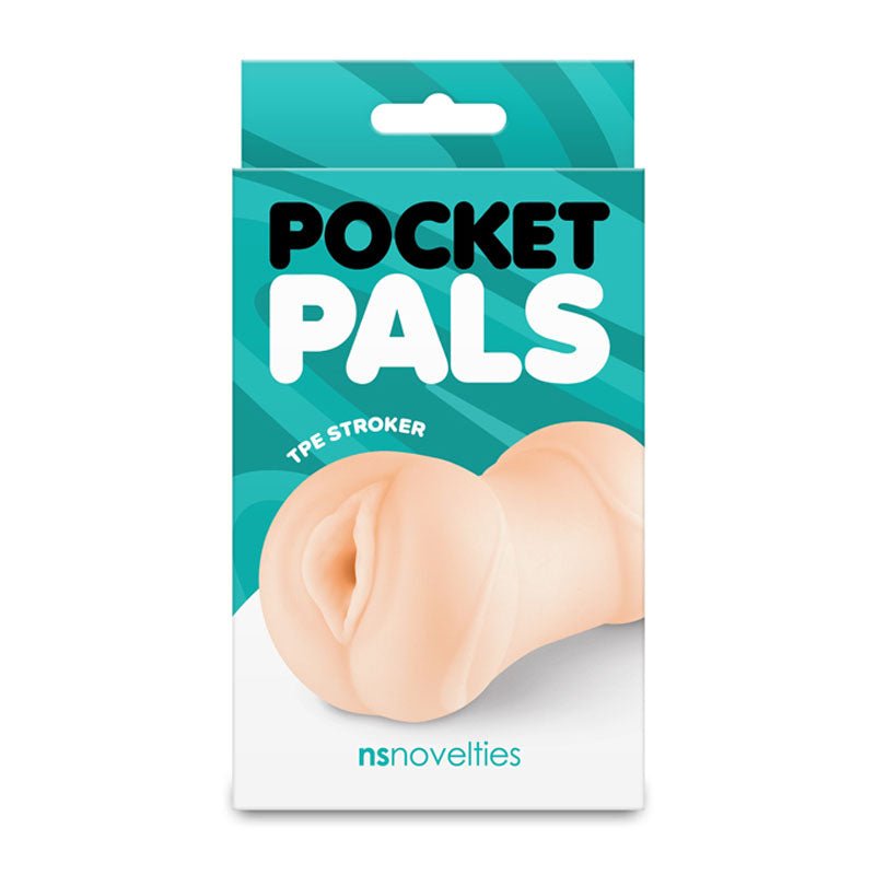 Pocket Pals Vagina Stroker - Flesh - Flesh Vagina Stroker - Silk and Sin