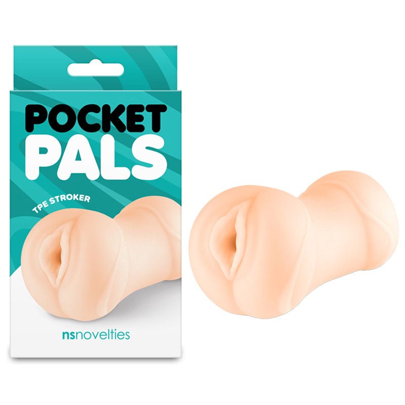Pocket Pals Vagina Stroker - Flesh - Flesh Vagina Stroker - Silk and Sin