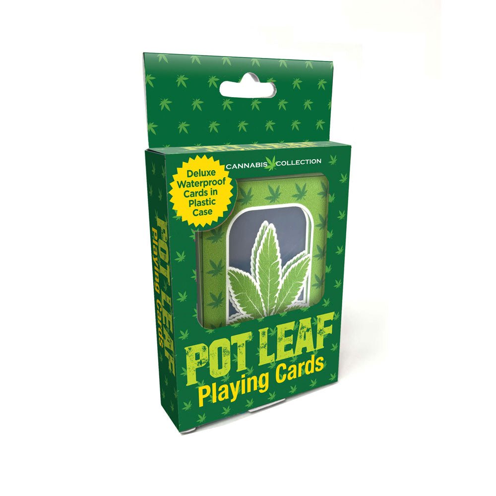 Pot Leaf Playing Cards - Waterproof Novelty Playing Cards - Silk and Sin
