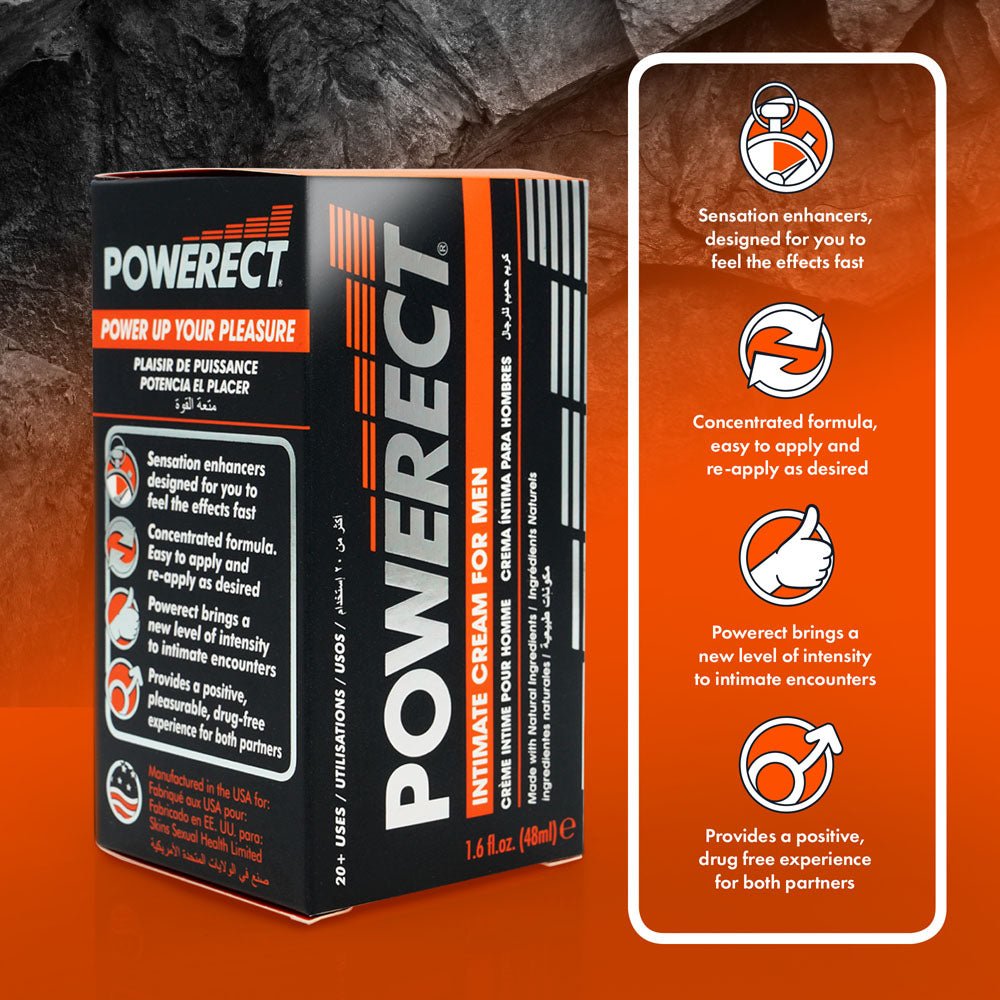 Powerect Intimate Cream - Enhancer Cream for Men - 48 ml Tube - silkandsin