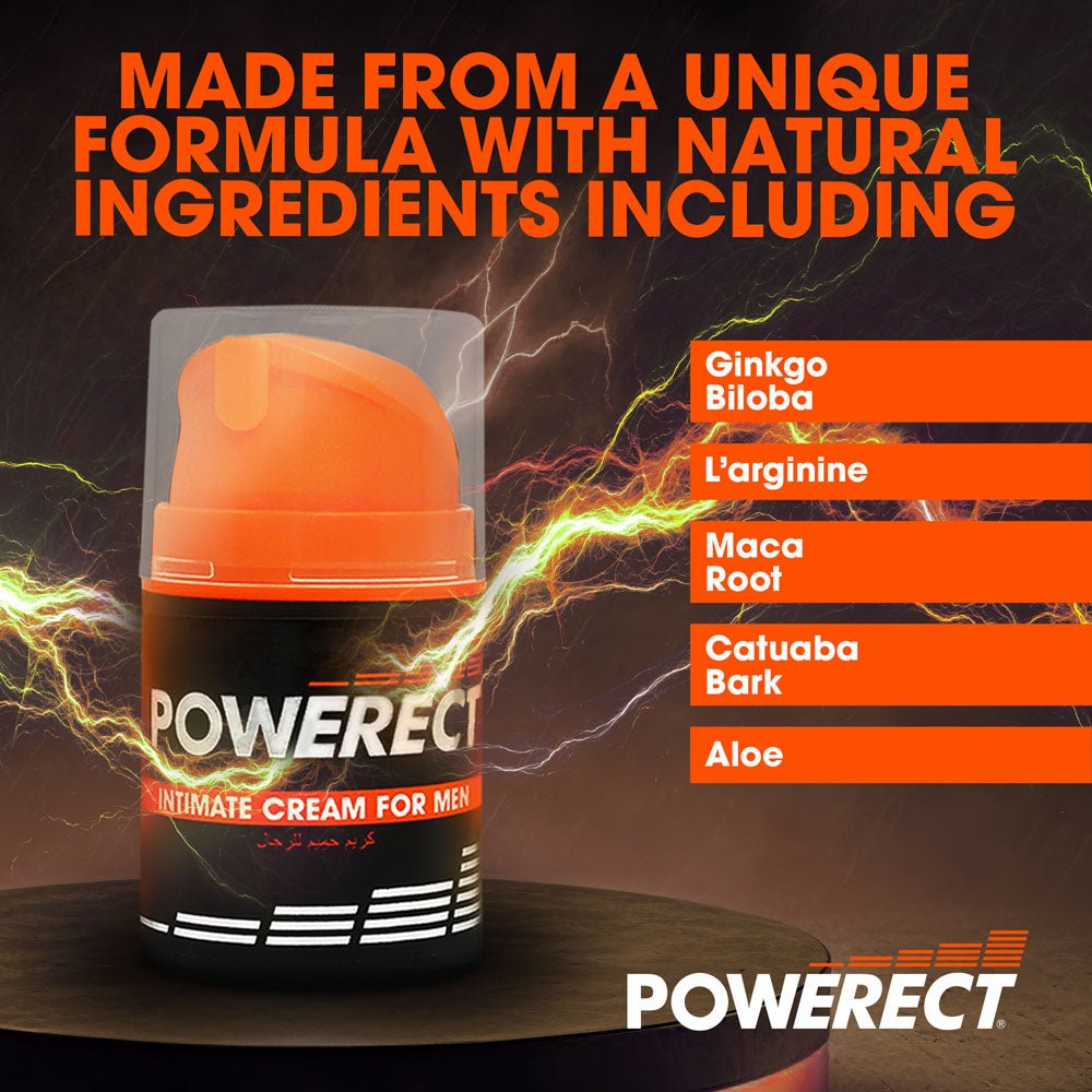 Powerect Intimate Cream - Enhancer Cream for Men - 48 ml Tube - silkandsin
