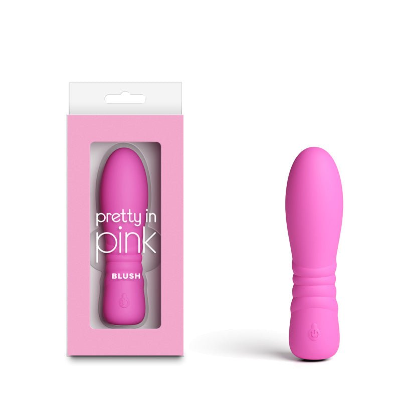Pretty in Pink Blush - Pink - Pink 13 cm USB Rechargeable Vibrator - Silk and Sin