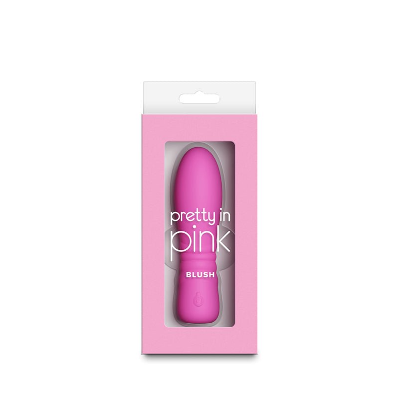 Pretty in Pink Blush - Pink - Pink 13 cm USB Rechargeable Vibrator - Silk and Sin