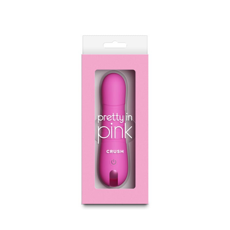 Pretty in Pink Crush - Pink - Pink 14.3 cm USB Rechargeable Vibrator - Silk and Sin
