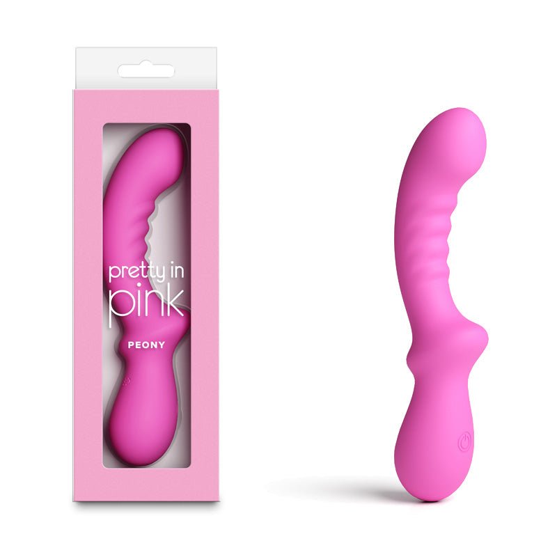 Pretty in Pink Peony - Pink - Pink 19.8 cm USB Rechargeable Vibrator - Silk and Sin