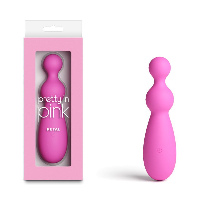 Pretty in Pink Petal - Pink - Pink 15.5 cm USB Rechargeable Vibrator - Silk and Sin