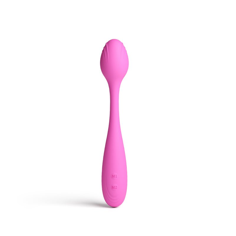 Pretty in Pink Rose - Pink - Pink 19.4 cm USB Rechargeable Vibrator - Silk and Sin