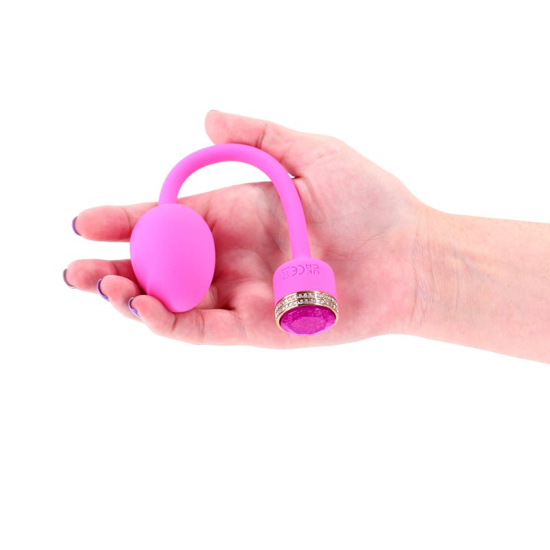 Pretty in Pink Sugar - Pink - Pink 21 cm USB Rechargeable Flexible Vibrator - Silk and Sin