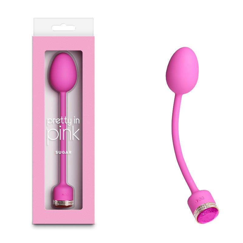 Pretty in Pink Sugar - Pink - Pink 21 cm USB Rechargeable Flexible Vibrator - Silk and Sin