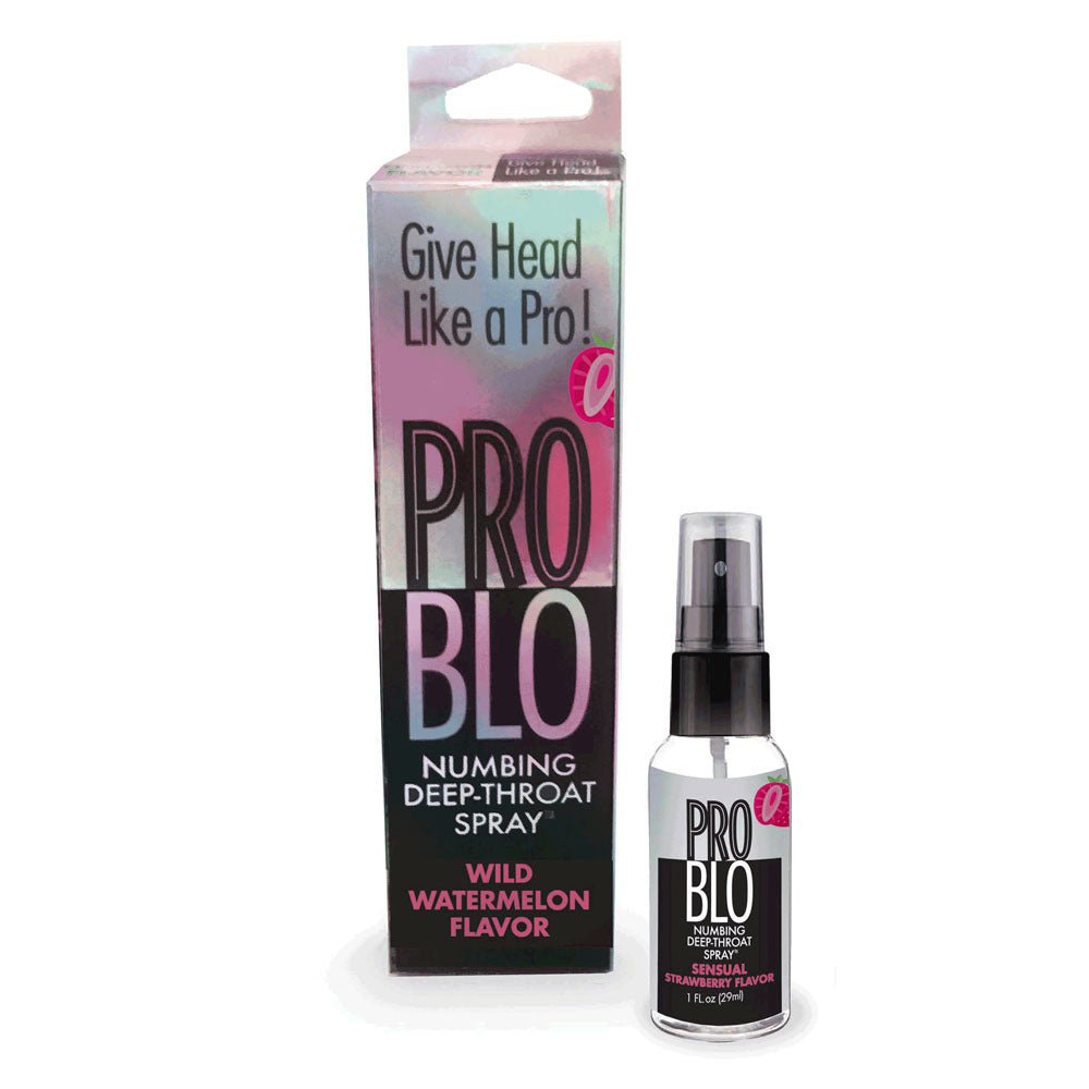 ProBlo Deep Throat Spray - Strawberry - Strawberry Flavoured Deep Throat Spray - 30 ml - Silk and Sin