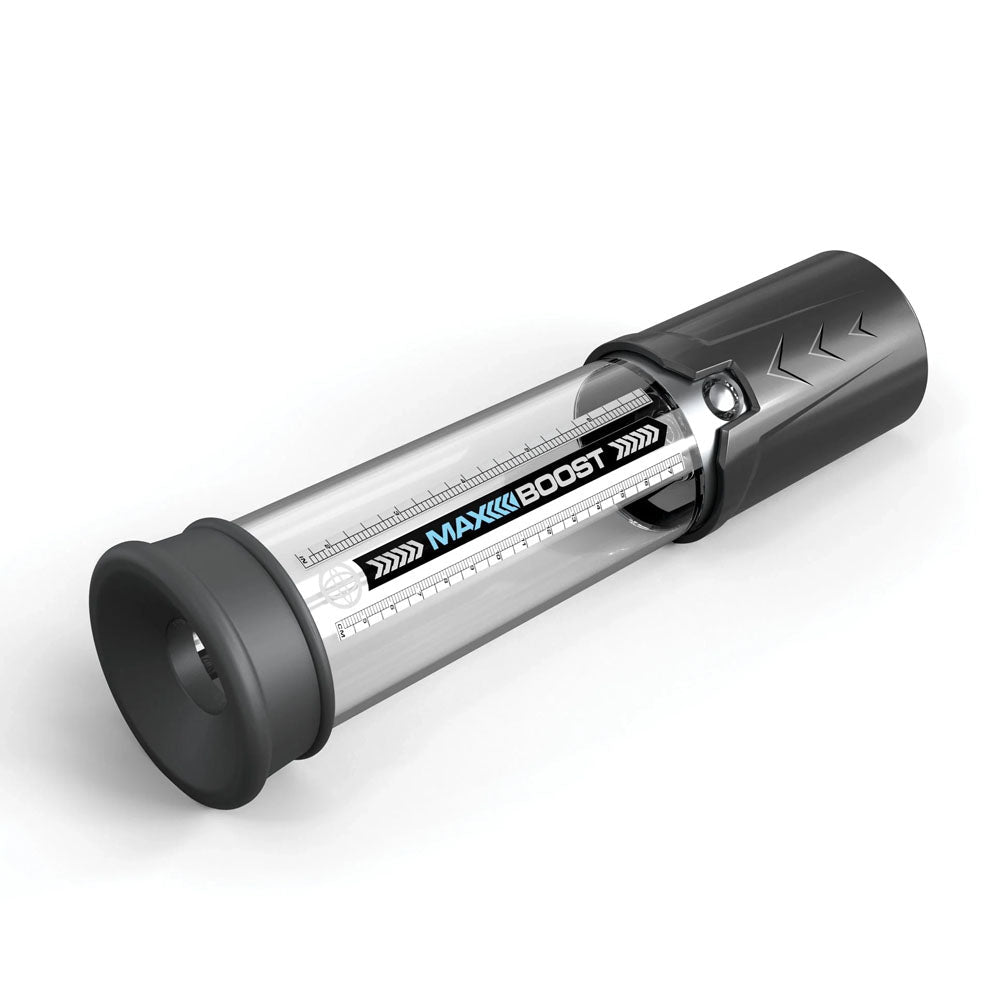 Pump Worx Max Boost - Black - Black Penis Pump - silkandsin