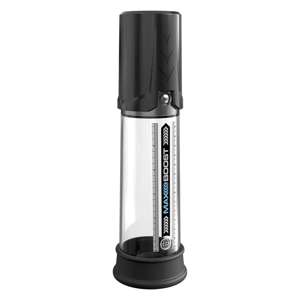 Pump Worx Max Boost - Black - Black Penis Pump - silkandsin