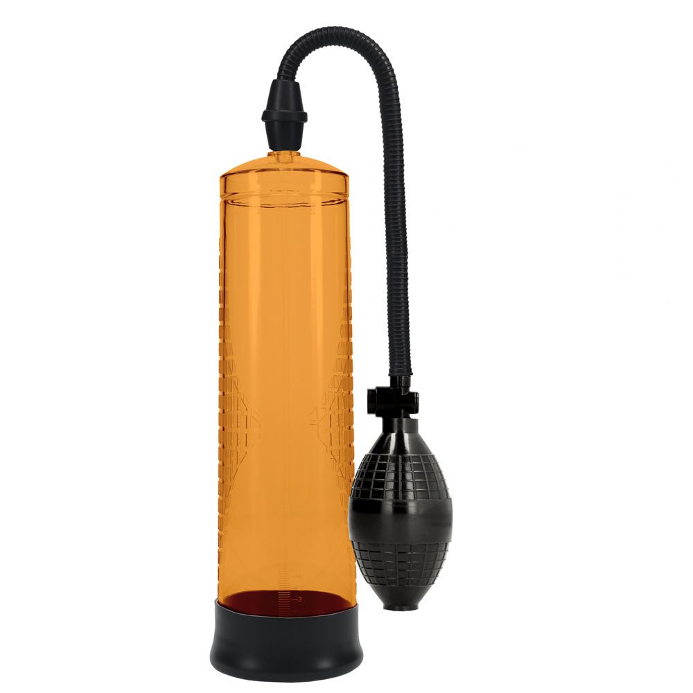 PUMPED Basic Pump 1 - Orange - Orange Penis Pump - silkandsin