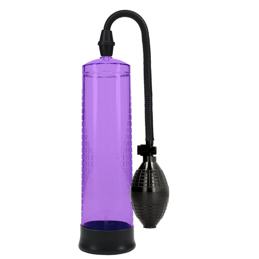 PUMPED Basic Pump 1 - Purple - Purple Penis Pump - silkandsin