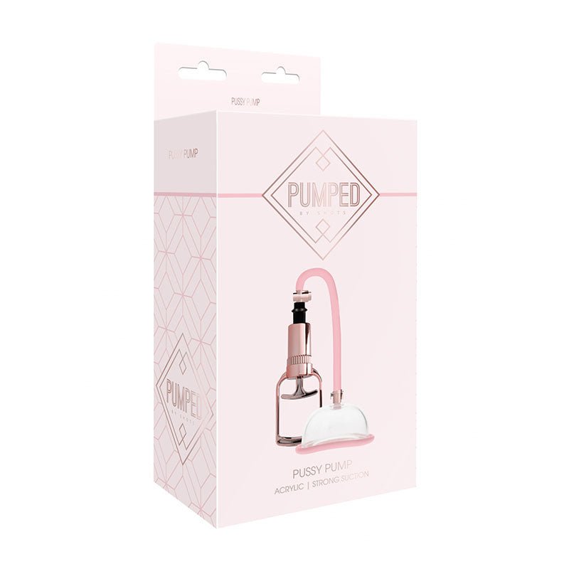 Pumped Pussy Pump - Rose Pink Vagina Pump - silkandsin