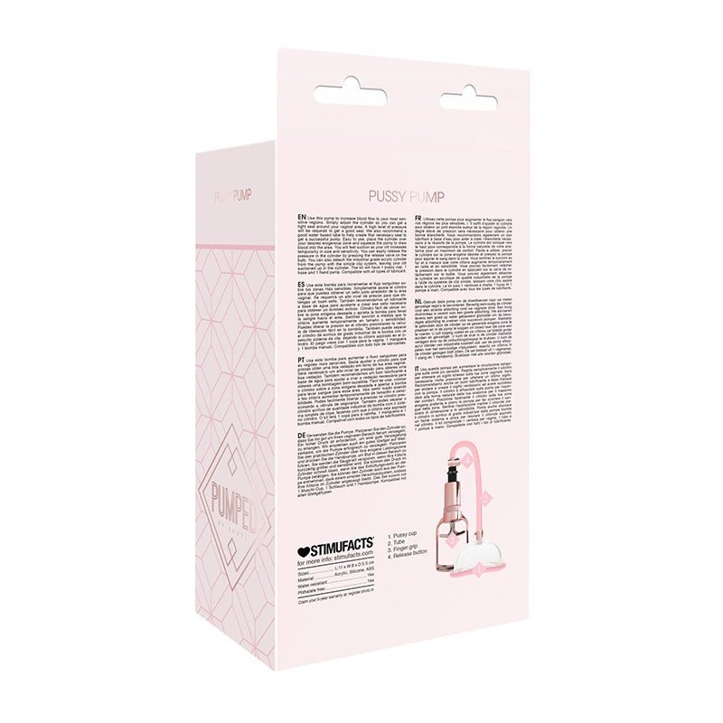 Pumped Pussy Pump - Rose Pink Vagina Pump - silkandsin