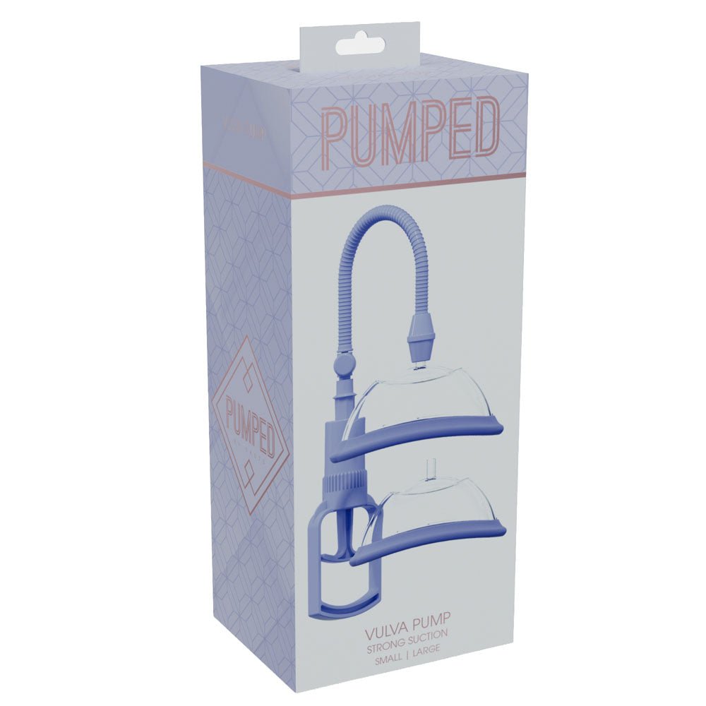 Pumped Vulva Pump - Lavender - Lavender Vagina Pump with 2 Cups - Silk and Sin
