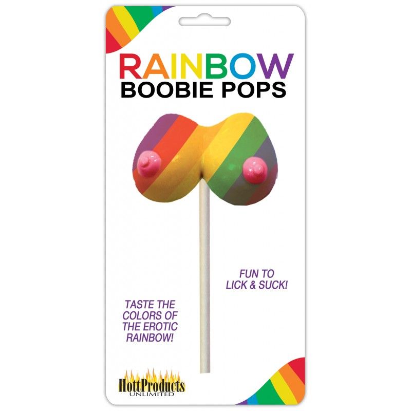 Rainbow Boobie Candy Pop - Silk and Sin